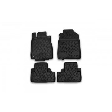 Коврики в салон HONDA CR-V, 2012-2015, 2015-2017, 4 шт. (полиуретан)