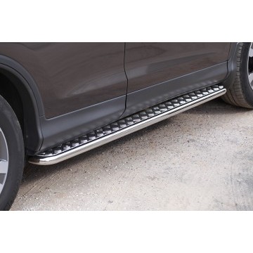 Пороги с листом d42,Honda CR-V 2013-, HCRV.82.1778