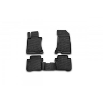 Коврики в салон HONDA Crosstour, 01/2013->, 4wd, 4 шт. (полиуретан)