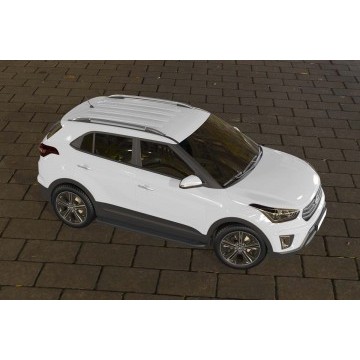 Комплект алюминиевых порогов Arbori Optima Black 1700 для HYUNDAI Creta 2016-нв