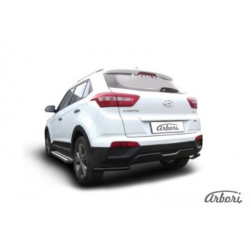 Уголки d42 Arbori черн. для HYUNDAI Creta 2016-нв