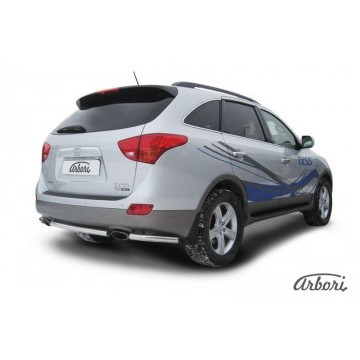 Защита заднего бампера d57 Arbori нерж. сталь для Hyundai Ix55 2008-2013