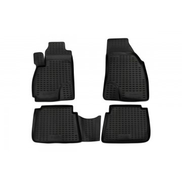 Коврики в салон HYUNDAI Santa Fe Classic 2001-2006, 4 шт. (полиуретан, серые)