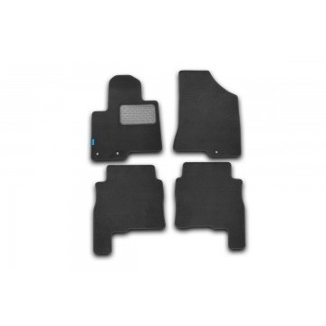 Коврики в салон HYUNDAI Santa FE 2010->, внед., 4 шт. (текстиль)