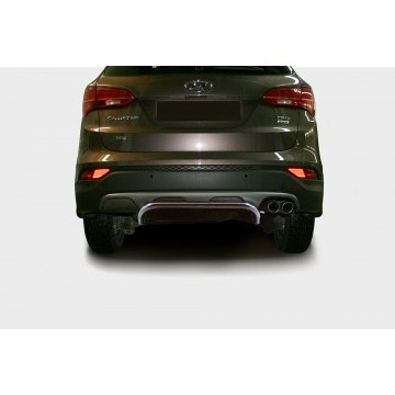 Защита задняя d42,Hyundai Santa Fe 2013-, HYSF.75.1624