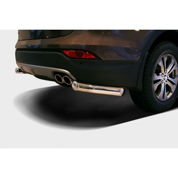 Защита задняя уголки d76,Hyundai Santa Fe 2013-
