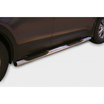 Пороги с проступями d76,Hyundai Santa Fe 2013-, HYSF.81.1623