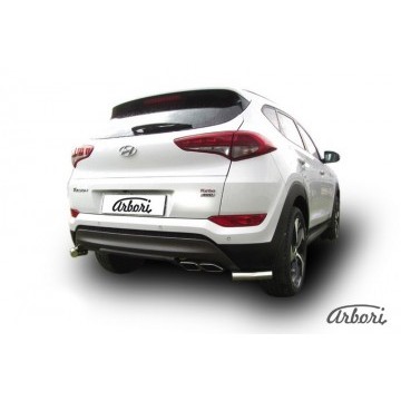 Уголки d57 Arbori нерж. сталь для HYUNDAI Tucson 2015-2018