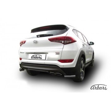 Уголки d57 Arbori черн. для HYUNDAI Tucson 2015-2018