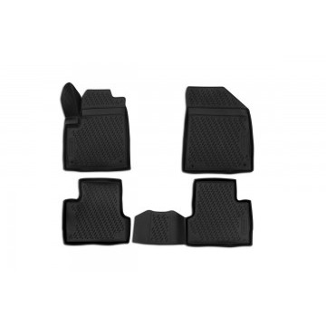 Коврики 3D в салон JEEP Cherokee, 2014 ->, 4 шт. (полиуретан)
