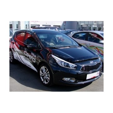 Дефлектор капота темный KIA C'EED 2012-2018, NLD.SKICEE1212
